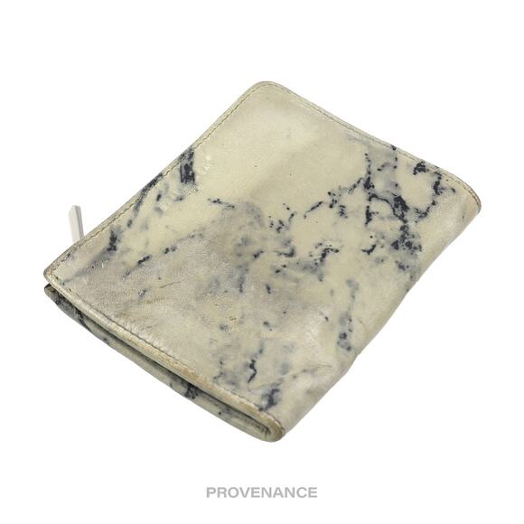 🔴 Balenciaga Marble Zip Wallet - Black/Off-White - Picture 3 of 9